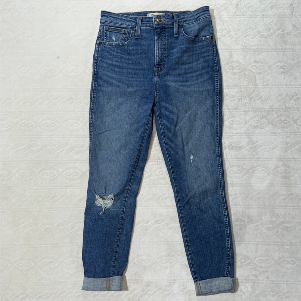 Madewell curvy high rise skinny jeans (28)